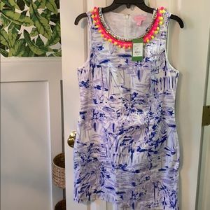 Lilly Pulitzer Mia shift dress size 10